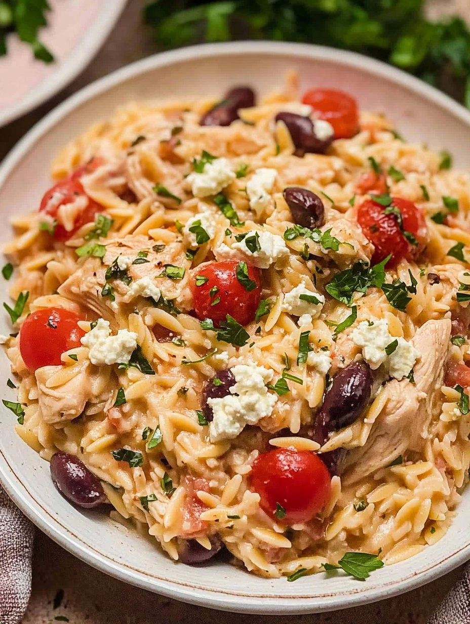 Greek Chicken and Orzo