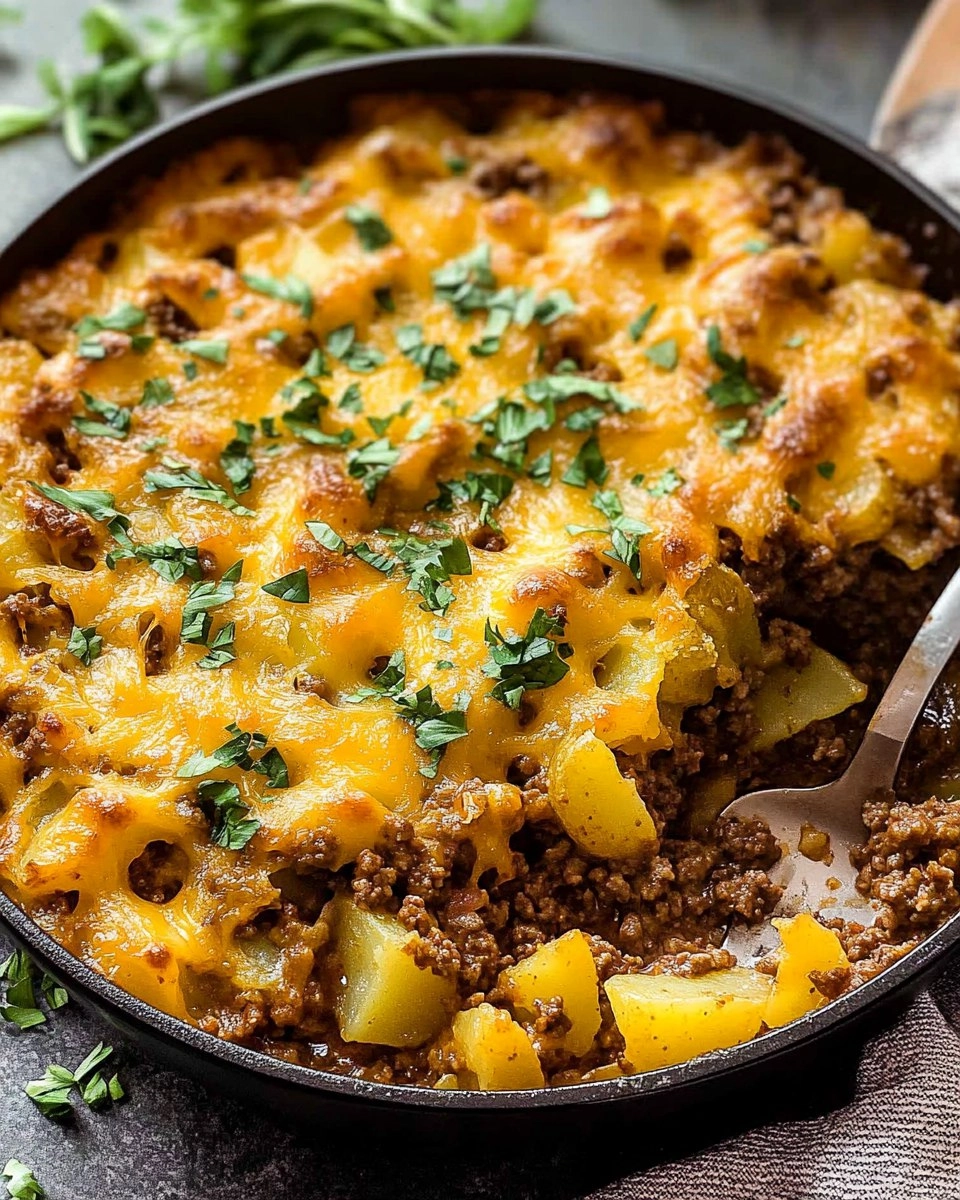 Ground Beef Potato Casserole