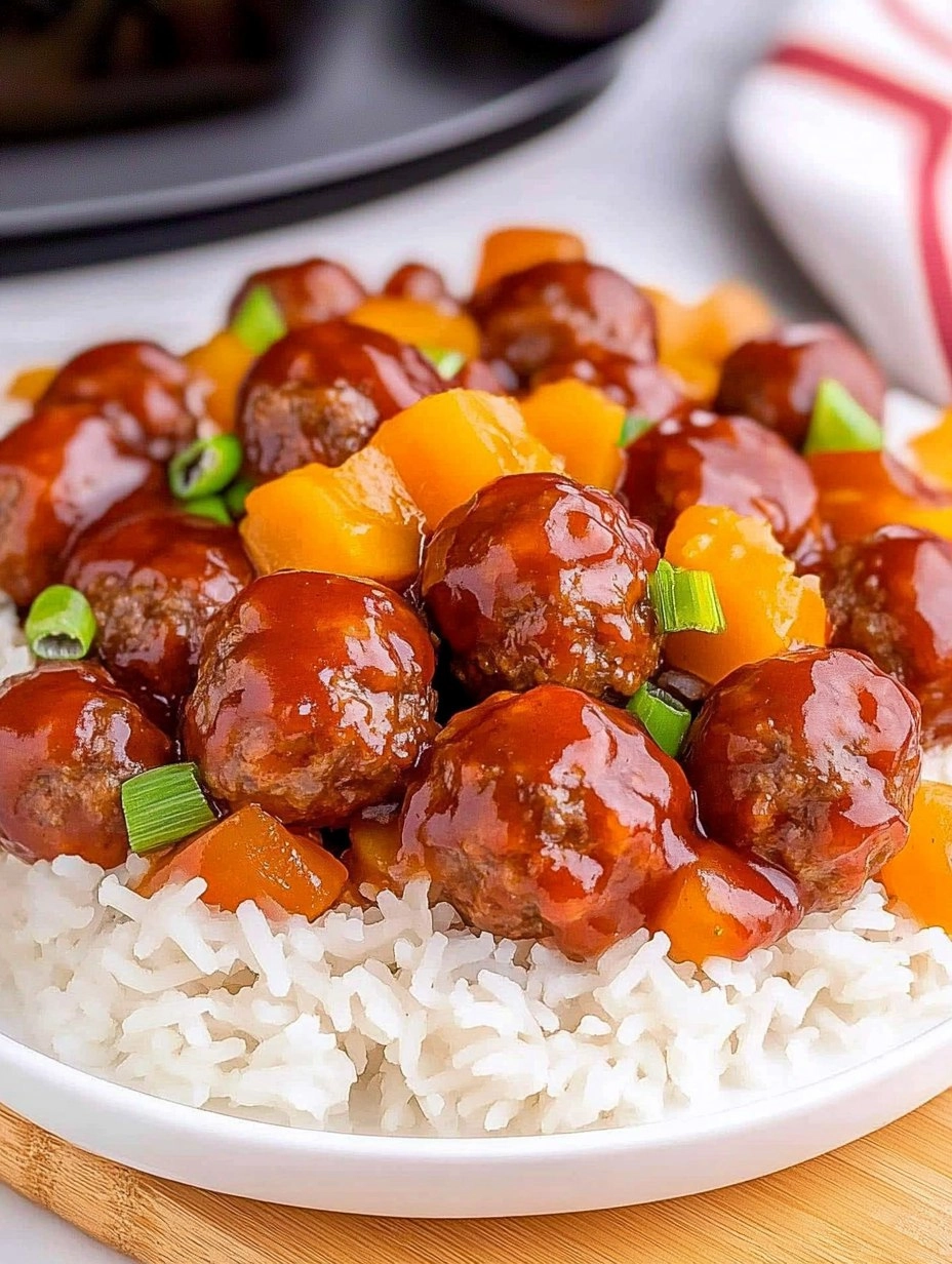 Healthy Crockpot Hawaiian Meatballs 81 Healthy Crockpot Hawaiian Meatballs