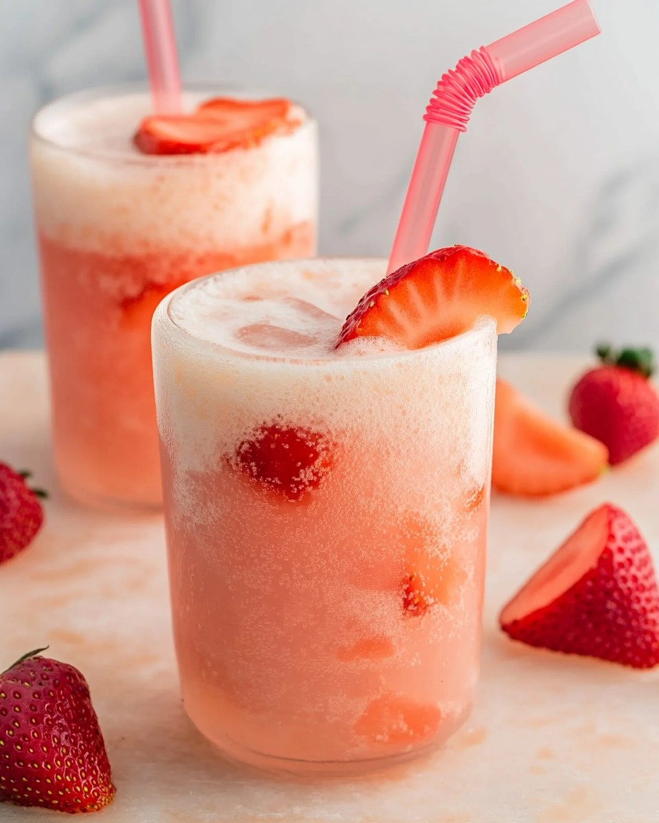 Healthy Pink Drink Strawberry Refresher (Whole30, Caffeine-Free, Vegan)
