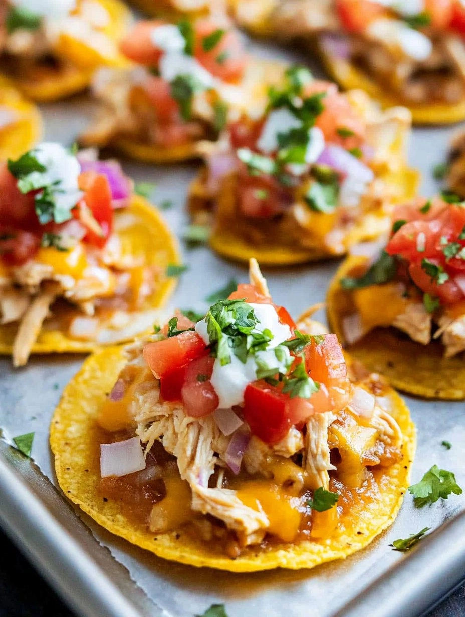 Mini Chicken Tostadas 96 Mini Chicken Tostadas