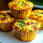 Mini-Frittata-Muffins-with-Dill-Recipe