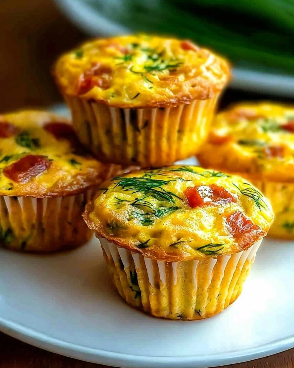 Mini Frittata Muffins with Dill 
