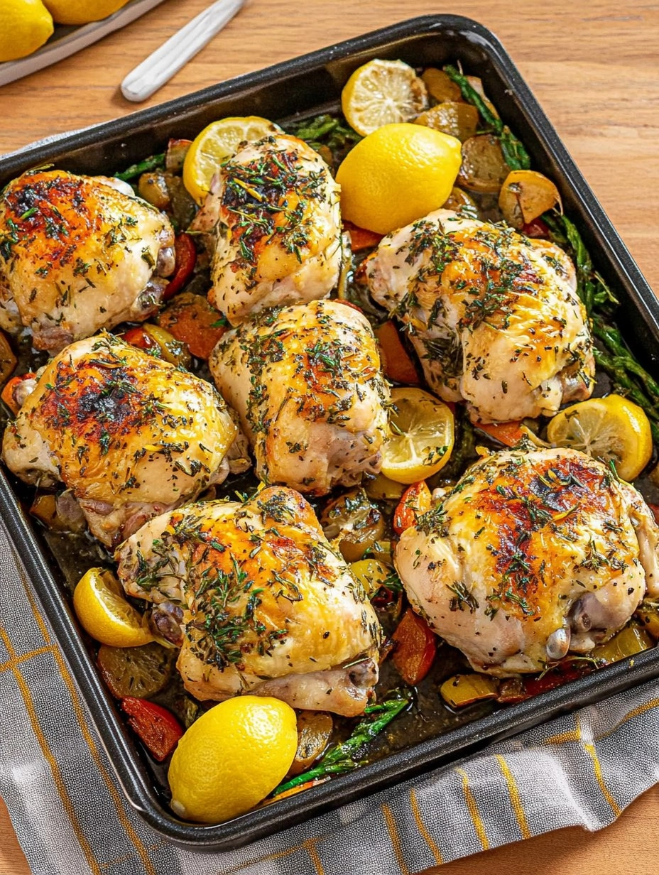 One-Pan Lemon Herb Roasted Chicken