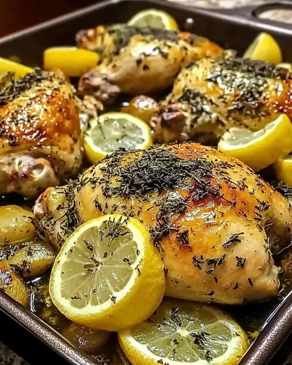 One-Pan Lemon Herb Roasted Chicken