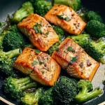 One-Skillet-Garlicky-Salmon-Broccoli-Recipe