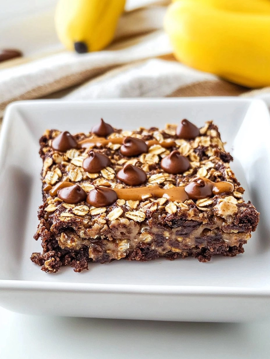 Peanut Butter Brownie Baked Oatmeal