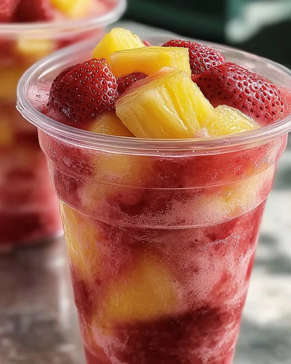Pineapple Strawberry Swirled Slushies – Your Ultimate Refreshing Summer Drink! 60 Pineapple Strawberry Swirled Slushies – Your Ultimate Refreshing Summer Drink!