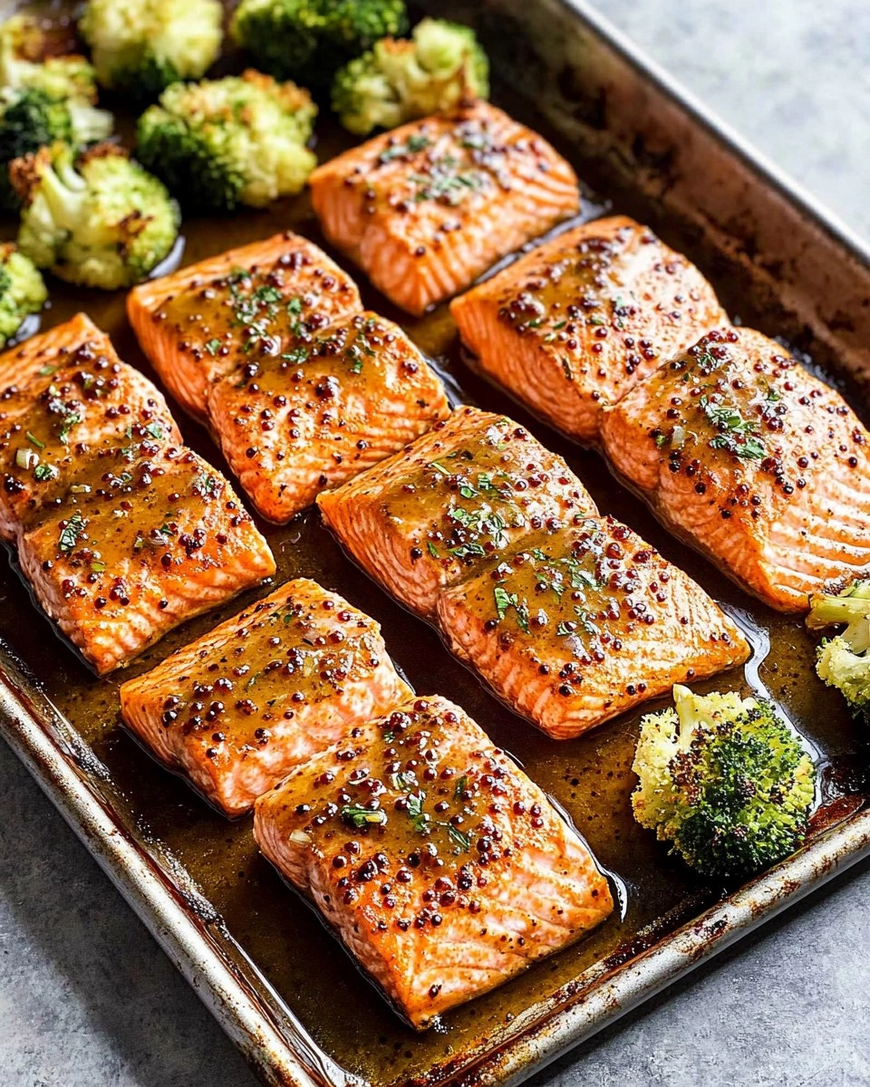 Sheet-Pan Honey Mustard Salmon