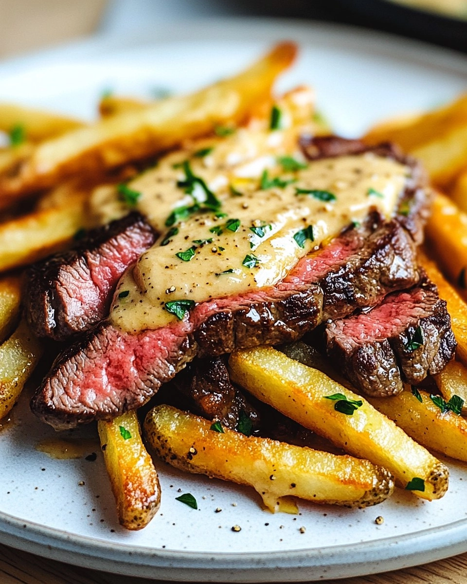 Steak Frites with Honey Dijon Aioli 