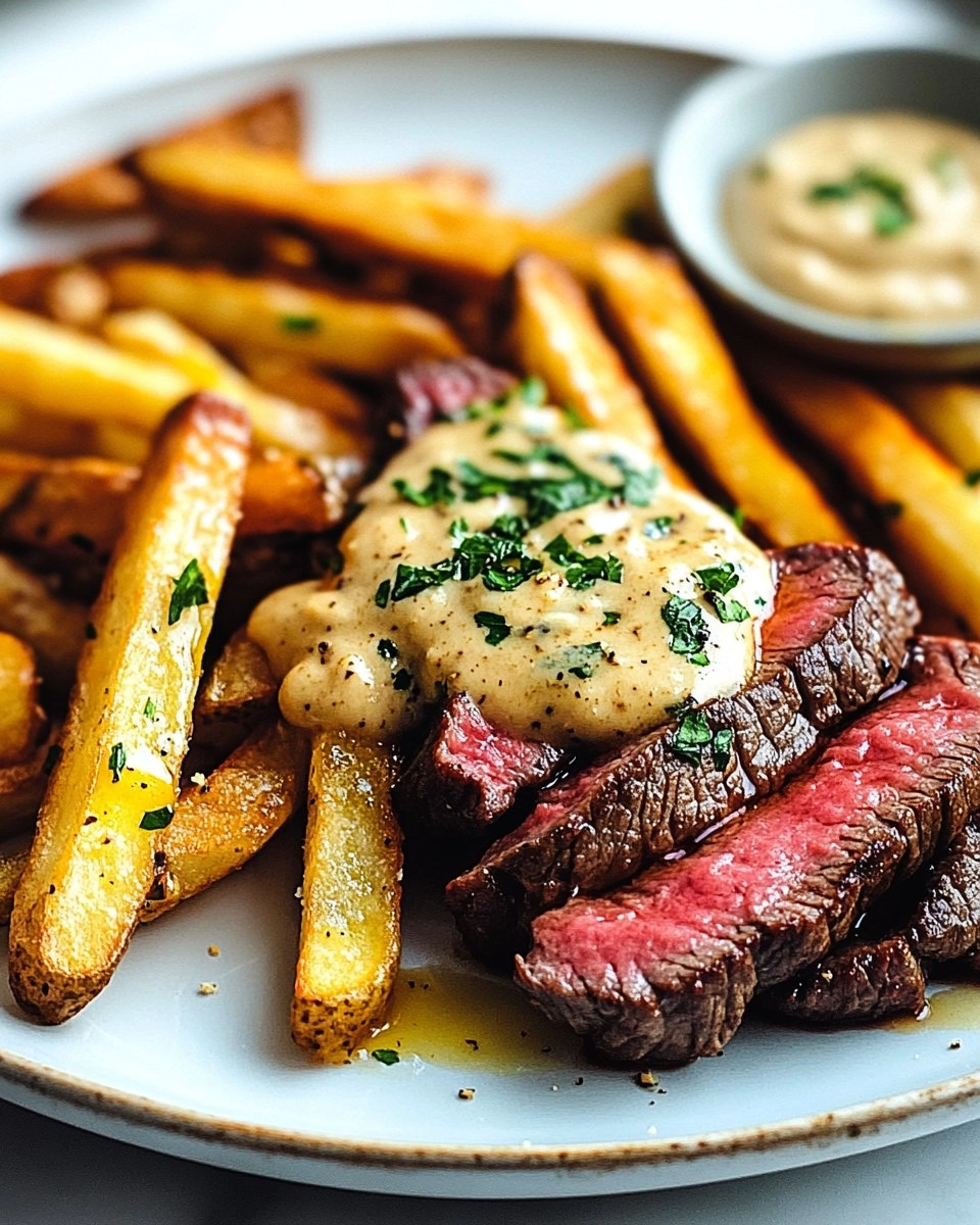 Steak Frites with Honey Dijon Aioli 