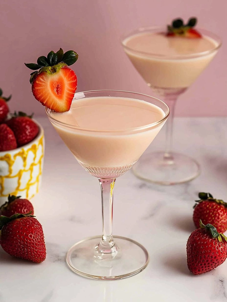 Strawberries and Cream Martini