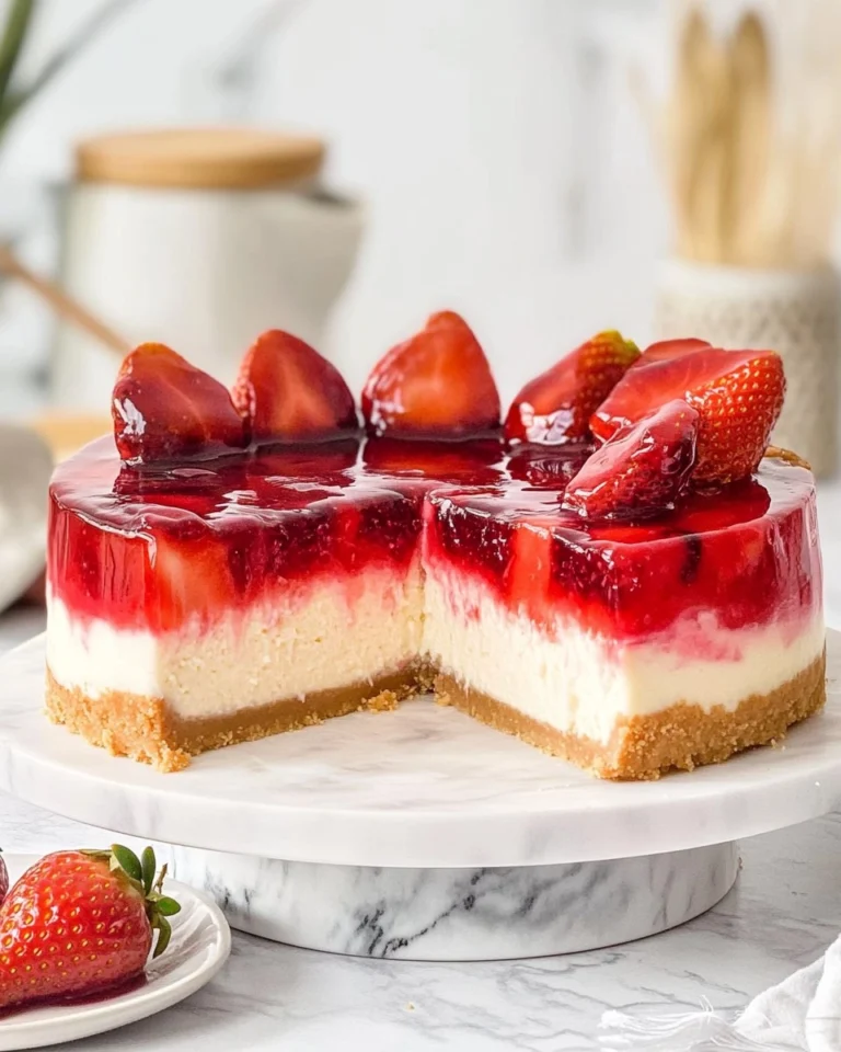 Strawberry-Jelly-Cheesecake-Recipe