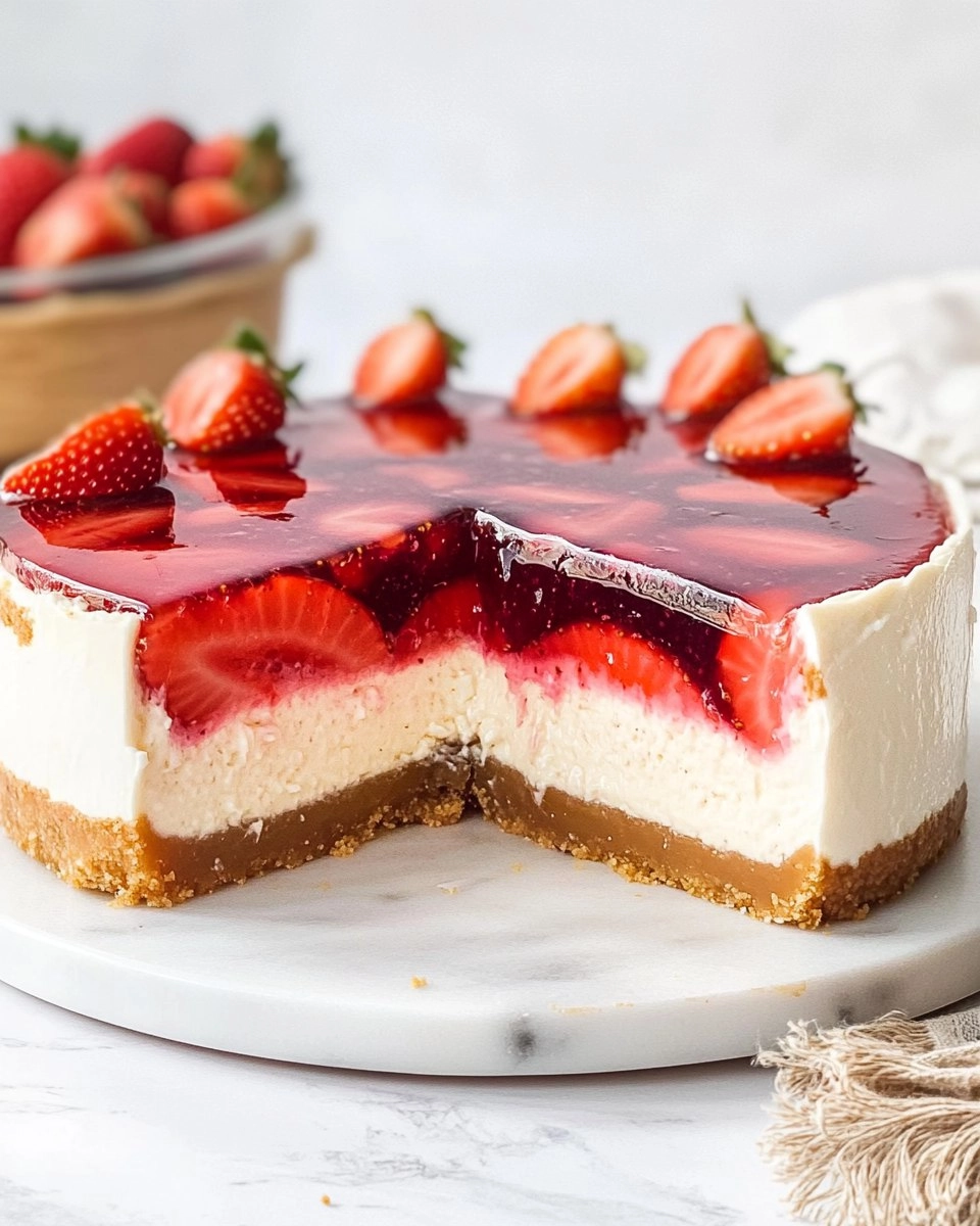 Strawberry Jelly Cheesecake 102 Strawberry Jelly Cheesecake
