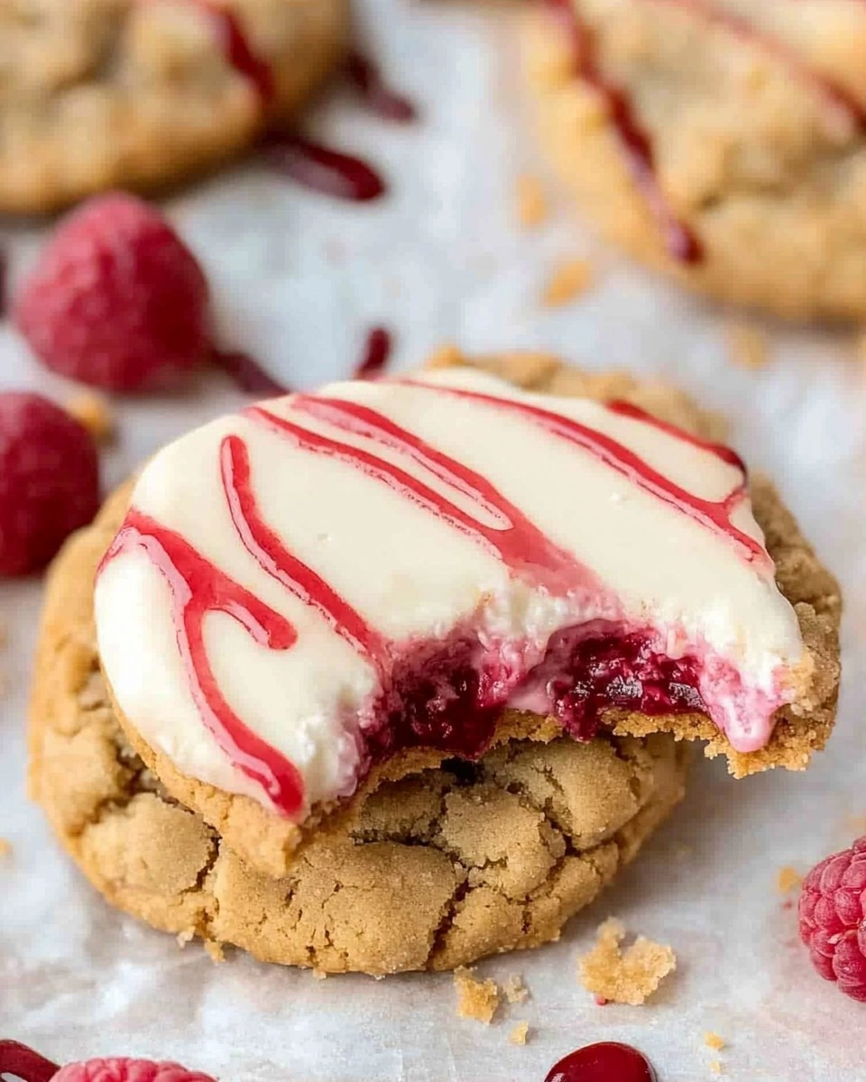 The best Crumbl Raspberry Cheesecake Cookies EVER!