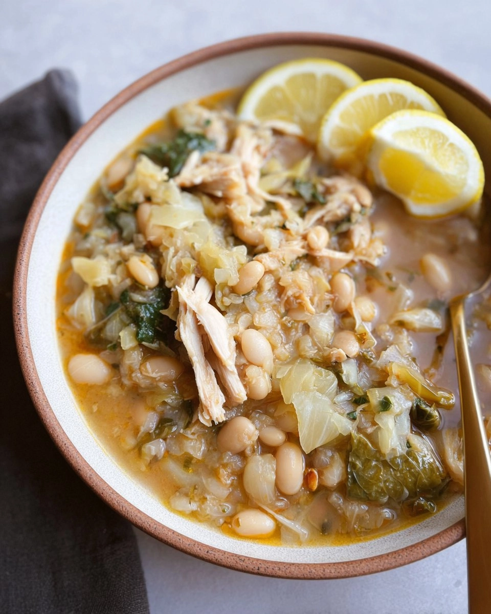 Top Chicken Cabbage and White Bean Soup