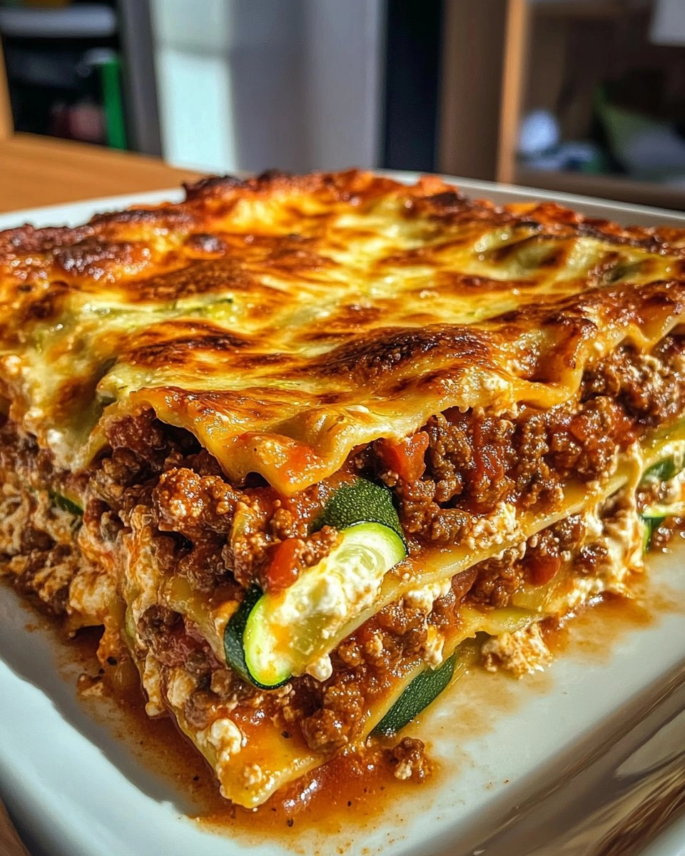 Zucchini Lasagna Bolognese