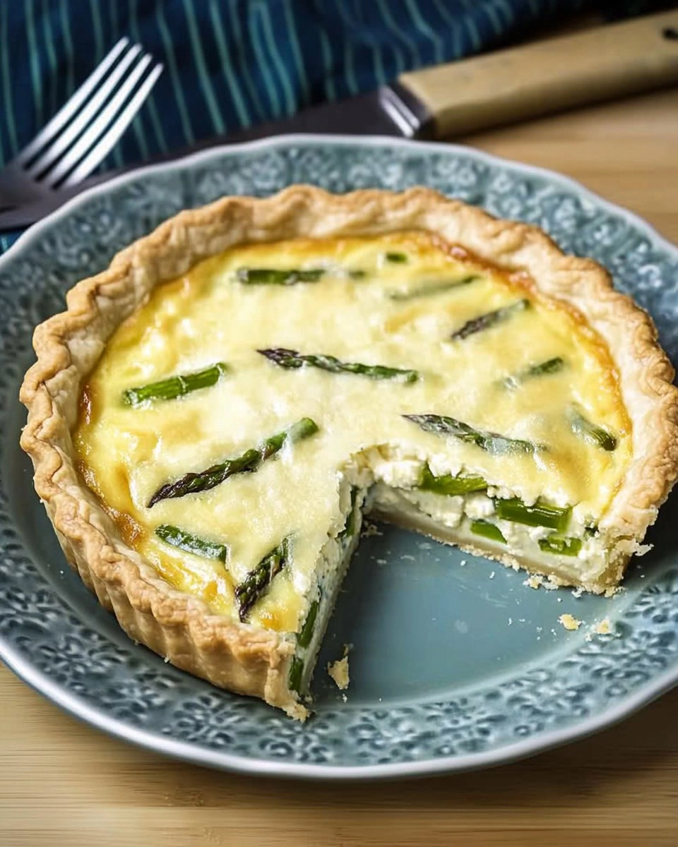 Asparagus and Gruyere Quiche | Easy Spring Breakfast