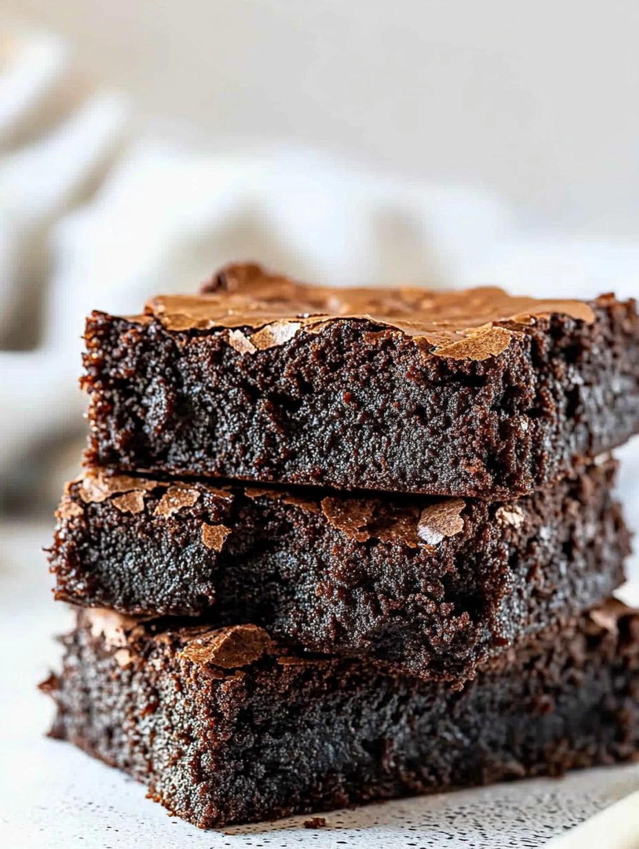 Brownies | Fudgy Dark Chocolate Brownies