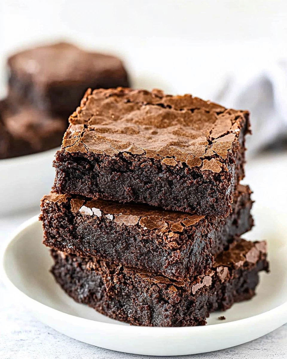 Brownies | Fudgy Dark Chocolate Brownies