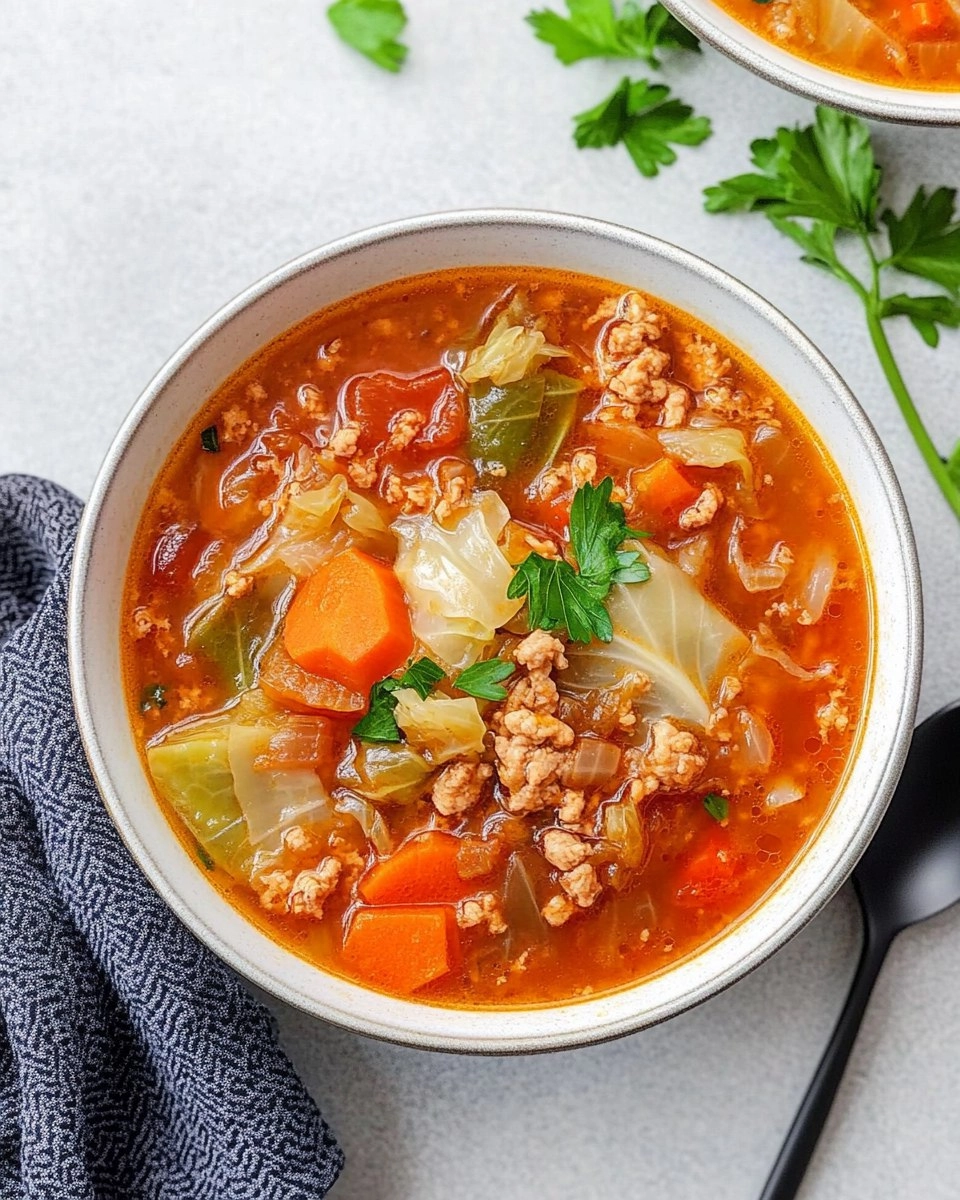 Cabbage Roll Soup (All the Flavor, No Rolling)