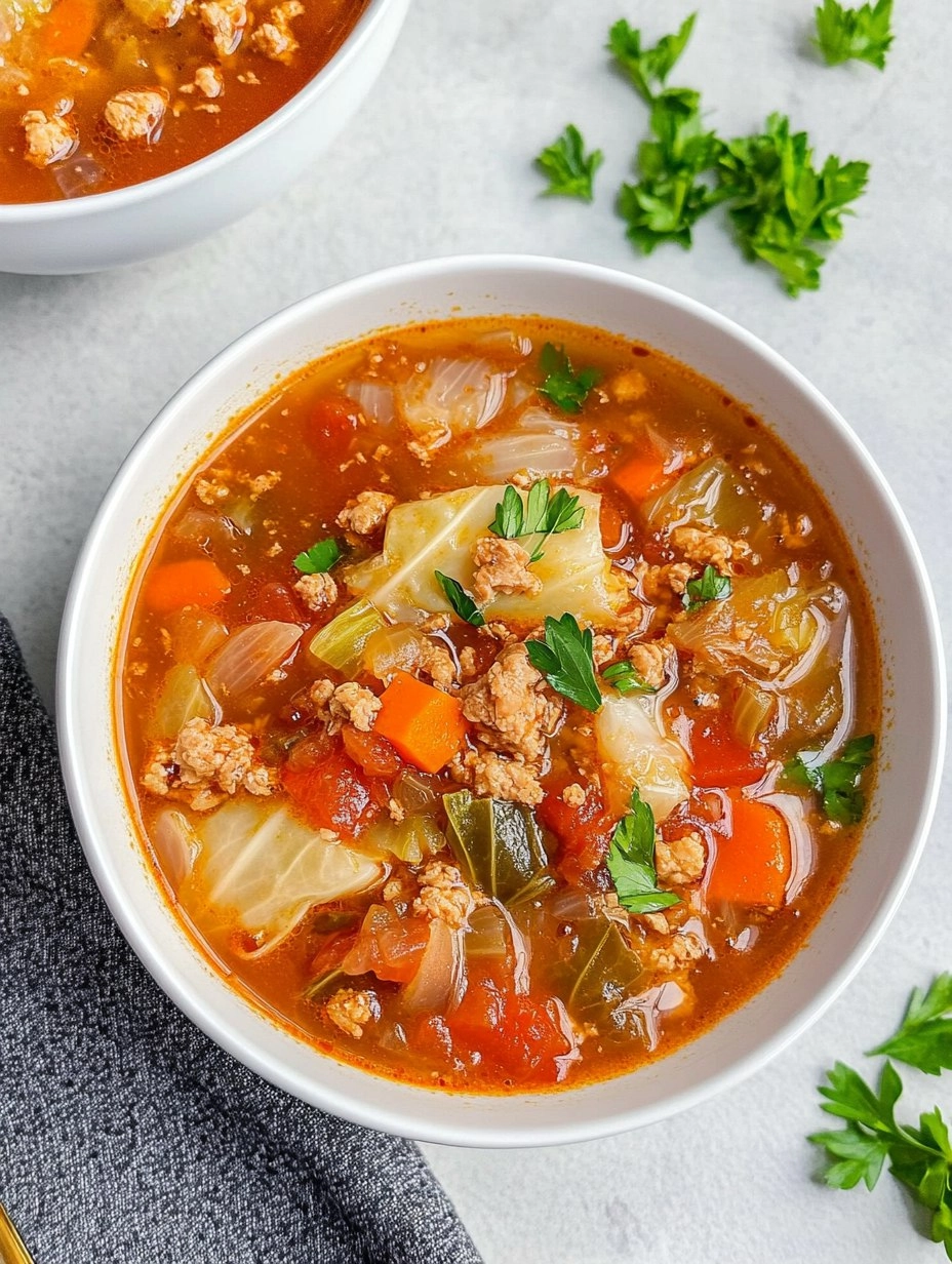 Cabbage Roll Soup (All the Flavor, No Rolling)