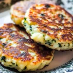 Cheesy Colcannon Potato Cakes with Scallions 98 Cheesy-Colcannon-Potato-Cakes-with-Scallions-Recipe