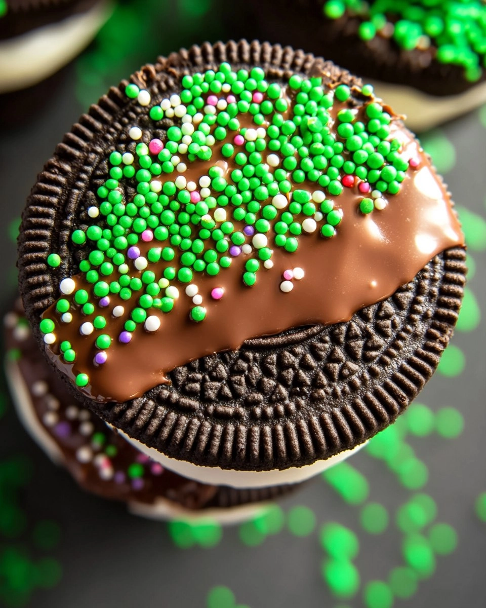 Chocolate Dipped Oreos with Sprinkles 60 Chocolate Dipped Oreos with Sprinkles