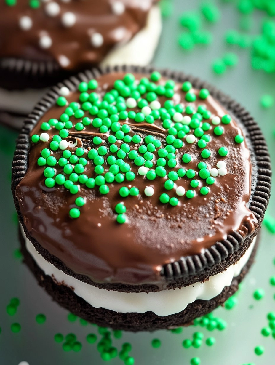 Chocolate Dipped Oreos with Sprinkles 61 Chocolate Dipped Oreos with Sprinkles