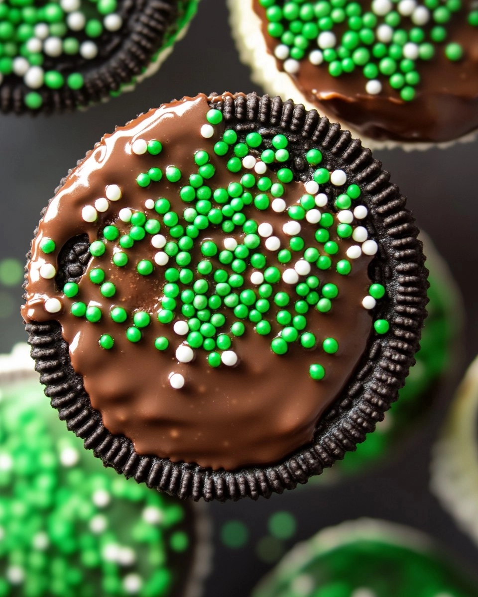 Chocolate Dipped Oreos with Sprinkles 62 Chocolate Dipped Oreos with Sprinkles