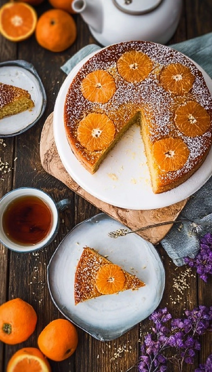 Clementine & Almond Flour Tea Cake (Naturally Gluten-Free)