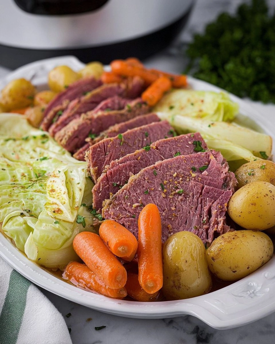 Corned Beef & Cabbage (Crockpot) 107 Corned Beef & Cabbage (Crockpot)