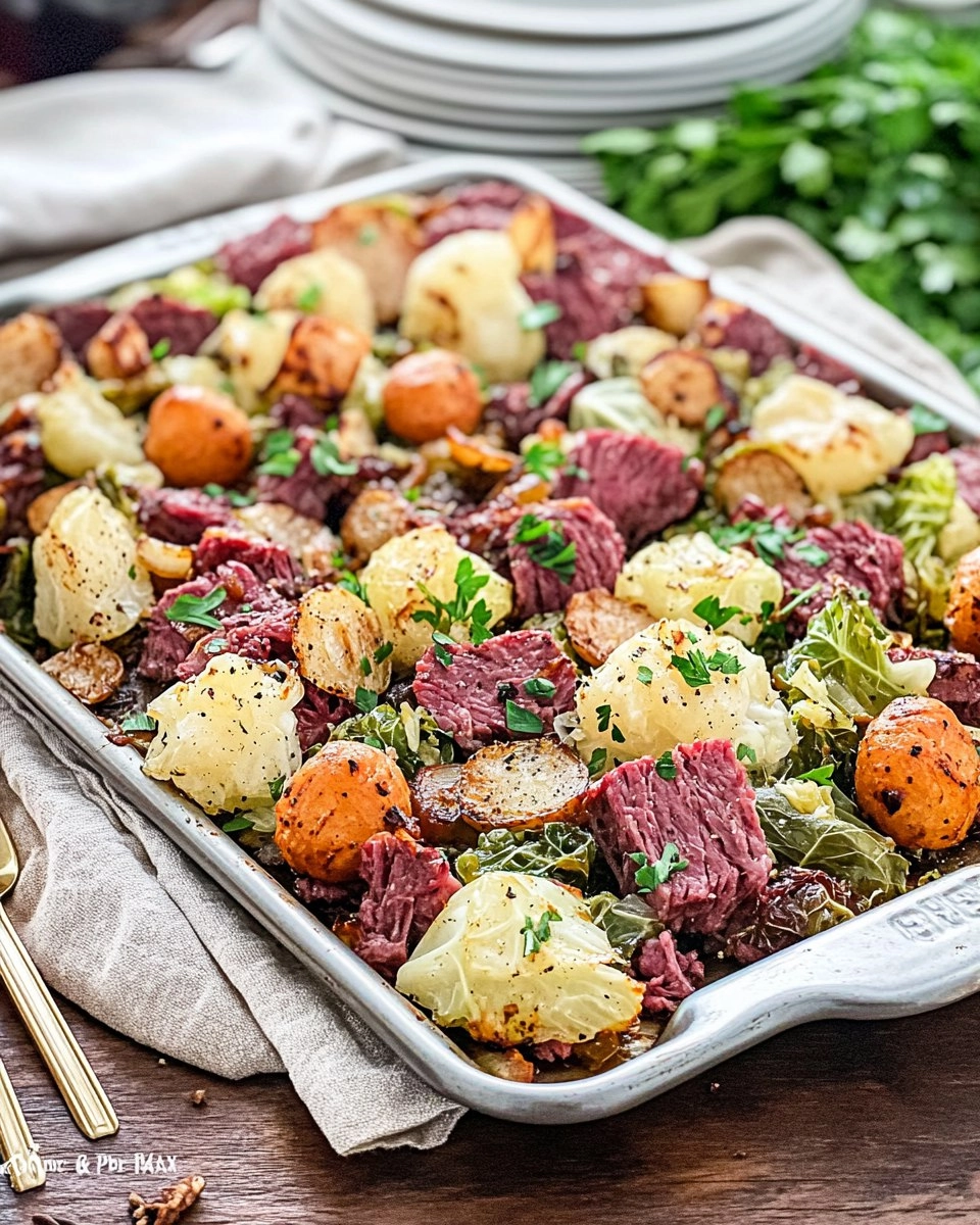 Corned Beef & Cabbage Sheet-Pan Dinner (No Boiling Pot Required)