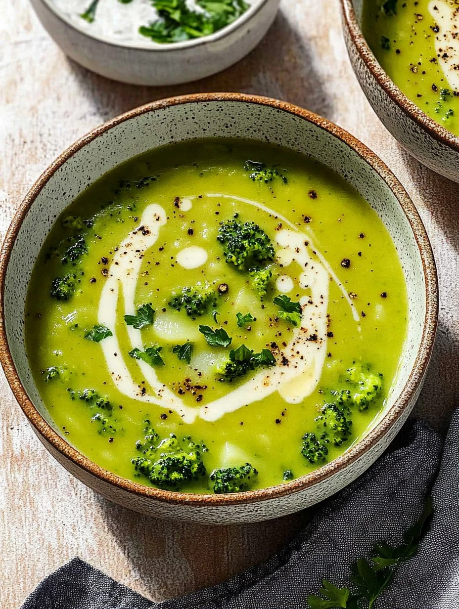 Creamy Broccoli, Leek & Potato Soup (Cozy 30-Minute Winter Bowl)