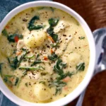 Creamy Chicken & Gnocchi Soup with Spinach 128 Creamy-Chicken-Gnocchi-Soup-with-Spinach-Recipe