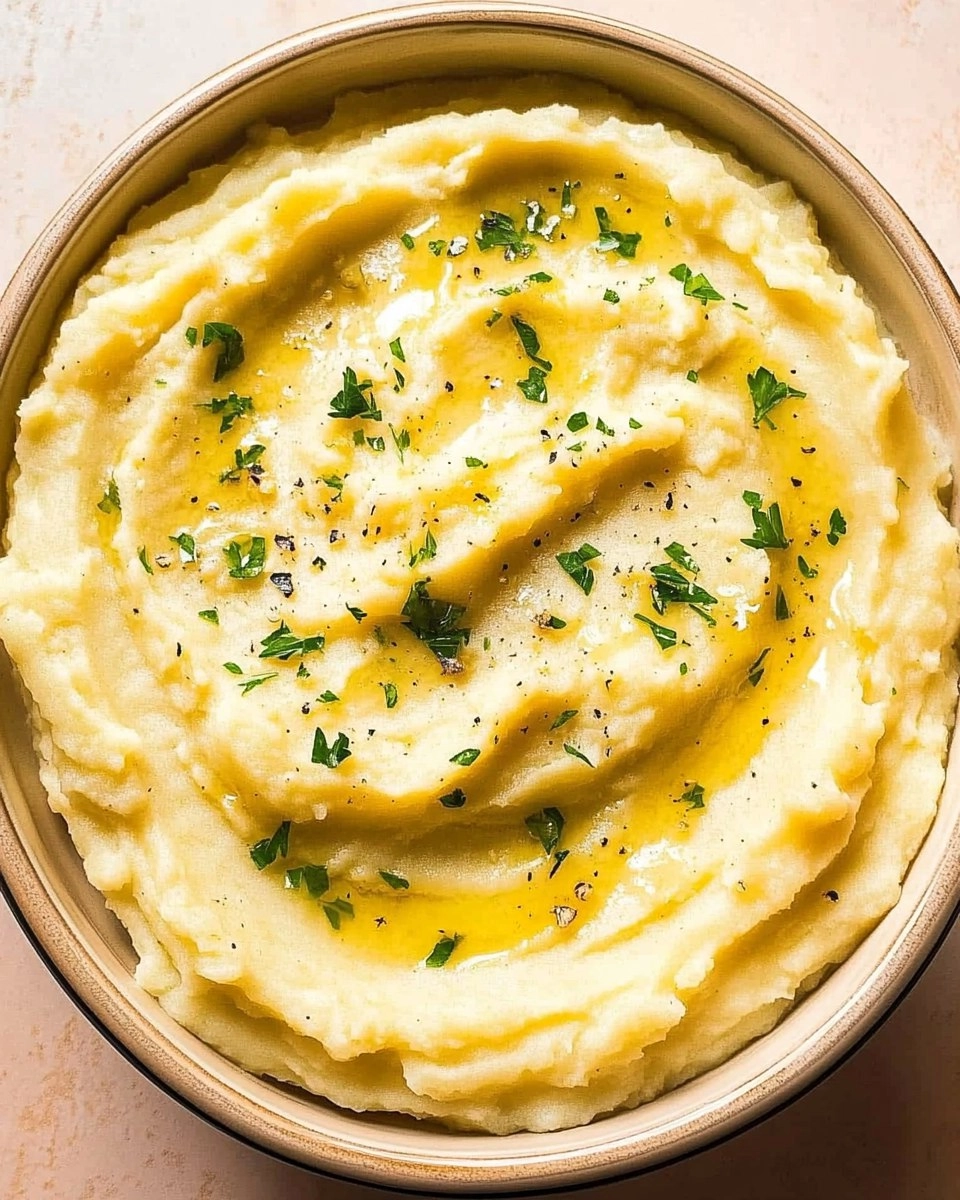 Creamy Garlic Mashed Potatoes (Restaurant Style)