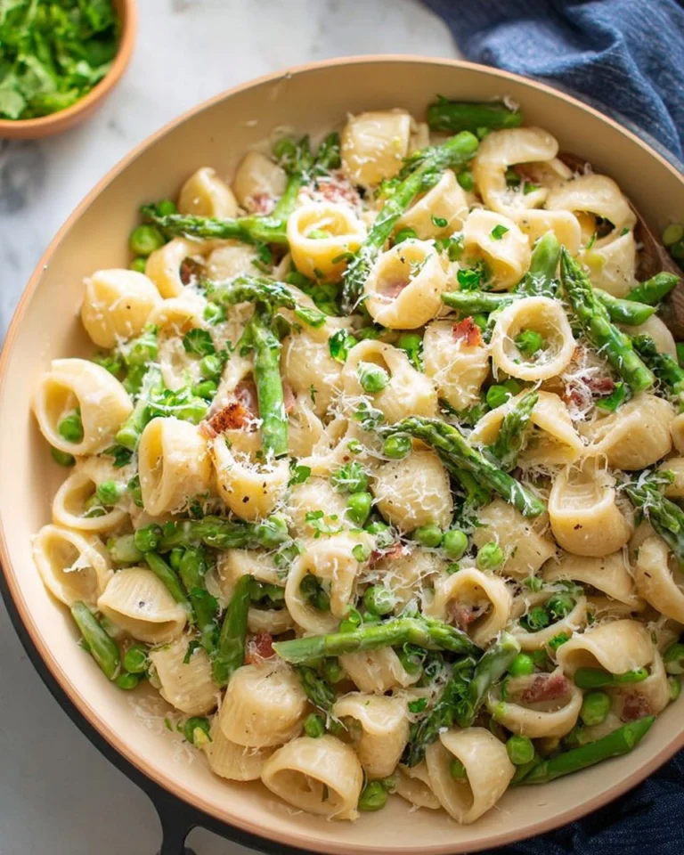 Creamy-Lemon-Asparagus-Pasta-with-Peas-Parmesan-Recipe