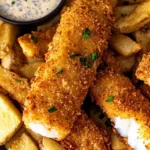 Crispy Baked Fish & Chips with Tartar Sauce 168 Crispy-Baked-Fish-Chips-with-Tartar-Sauce-Recipe