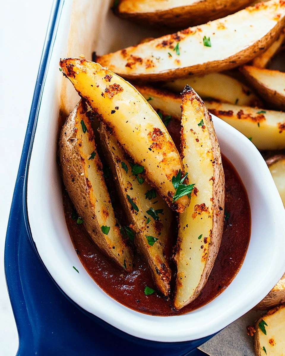 Crispy Oven-Baked Potato Wedges (Pub Style)