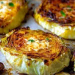 Crispy Roasted Parmesan Cabbage Steaks with Garlic Herb Butter 83 Crispy-Roasted-Parmesan-Cabbage-Steaks-with-Garlic-Herb-Butter-Recipe