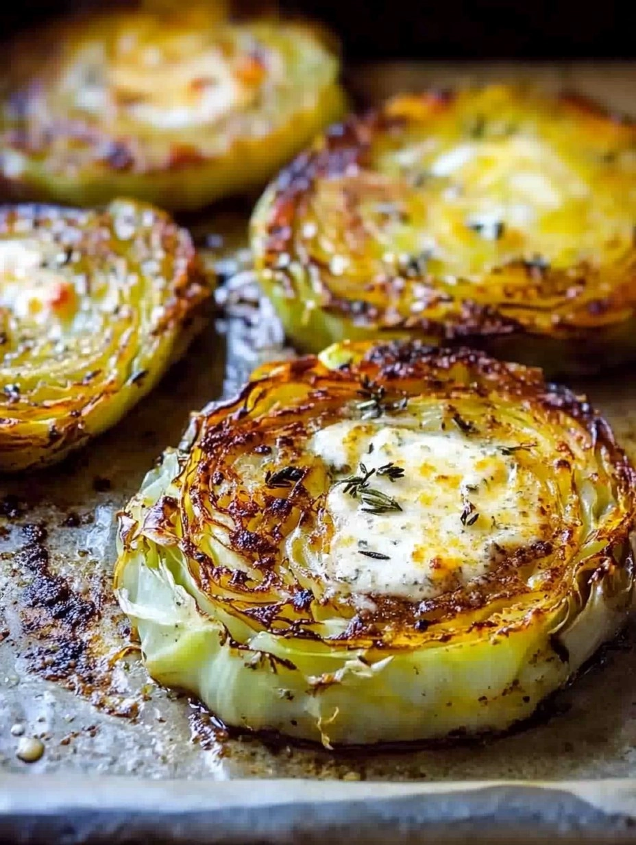 Crispy Roasted Parmesan Cabbage Steaks with Garlic Herb Butter 81 Crispy Roasted Parmesan Cabbage Steaks with Garlic Herb Butter