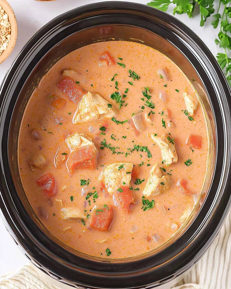 Crockpot Chicken Paprikash