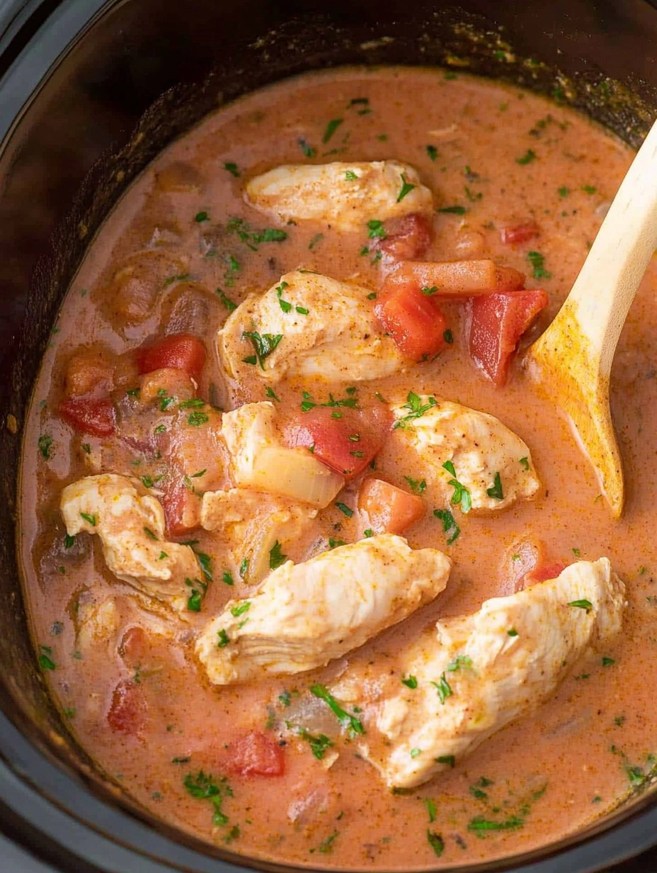 Crockpot Chicken Paprikash