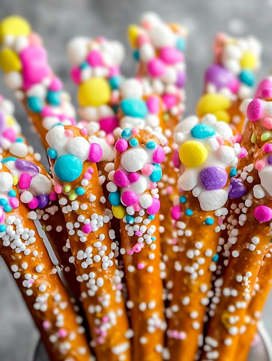 Dr. Seuss Truffula Tree Pretzel Rods to Delight Kids!