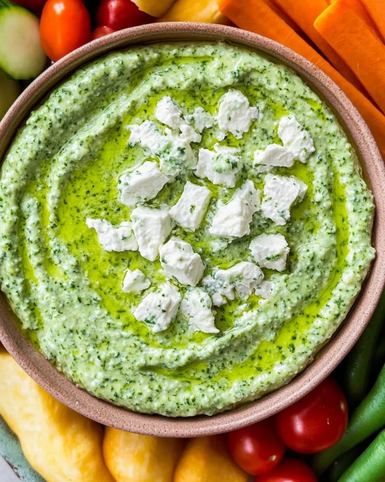 Green-Goddess-Yogurt-Dip-with-Veggie-Platter-Recipe
