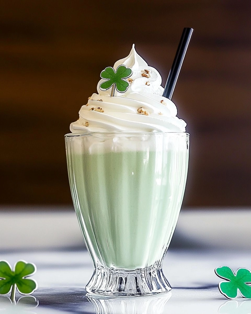Homemade Shamrock Shakes