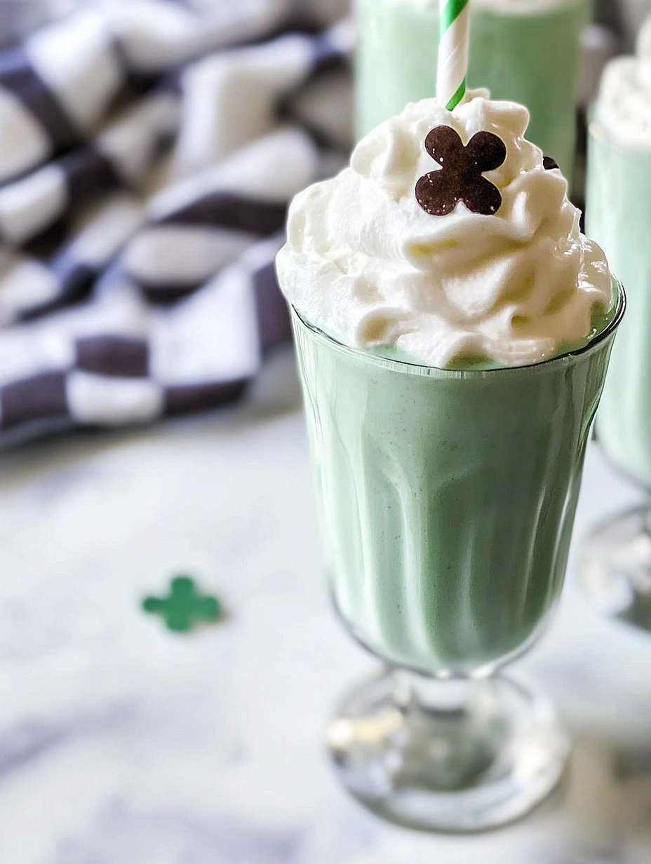 Homemade Shamrock Shakes