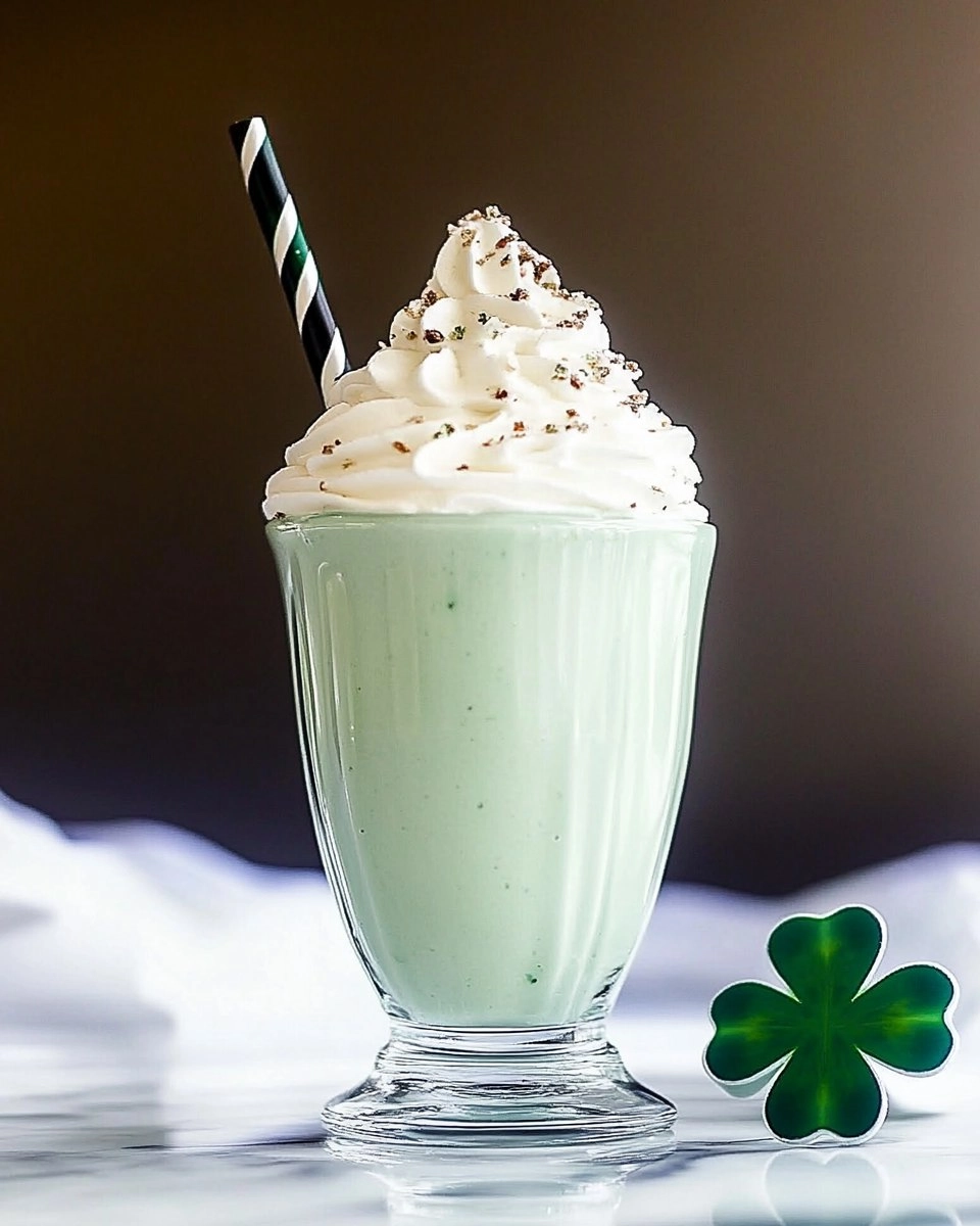 Homemade Shamrock Shakes