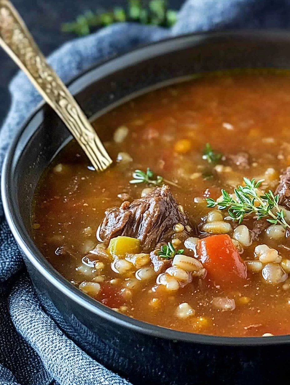 Instant Pot Beef & Barley Soup (Hearty and Freezer-Friendly) 121 Instant Pot Beef & Barley Soup (Hearty and Freezer-Friendly)