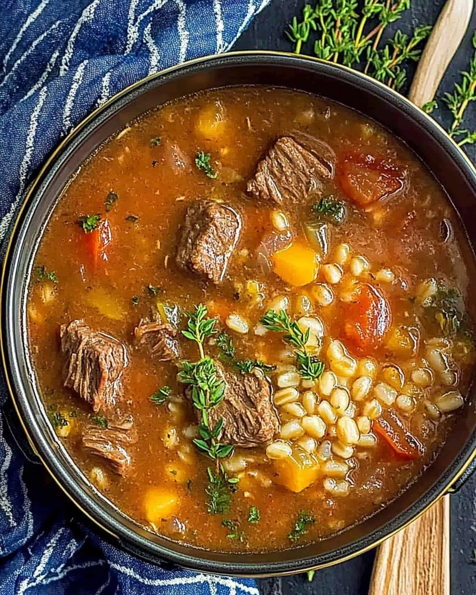 Instant Pot Beef & Barley Soup (Hearty and Freezer-Friendly) 122 Instant Pot Beef & Barley Soup (Hearty and Freezer-Friendly)